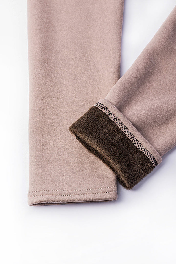 Latte - Cozy Lined Leggings