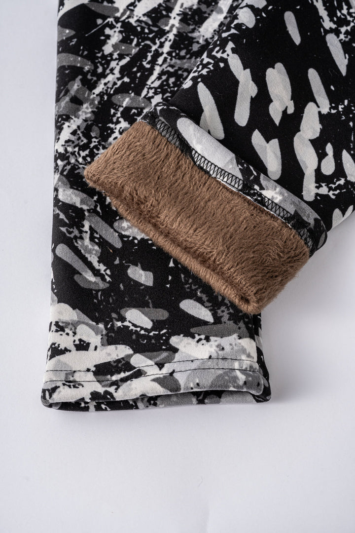 B&W Art - Cozy Lined Leggings