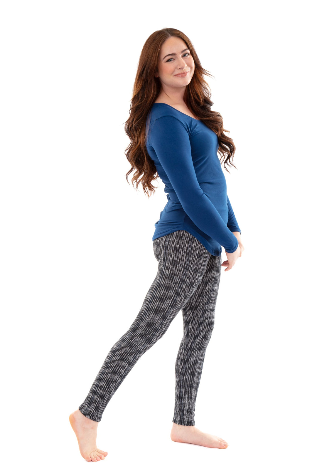 Abstract Lines - Cozy Lined Leggings