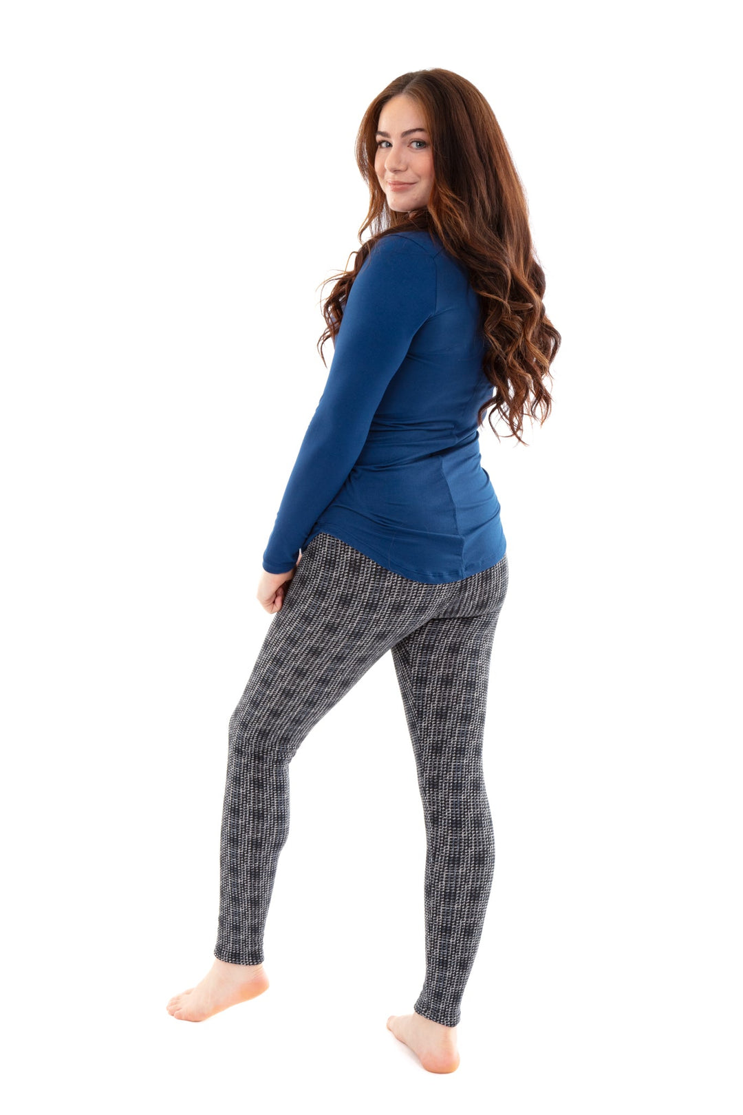 Abstract Lines - Cozy Lined Leggings