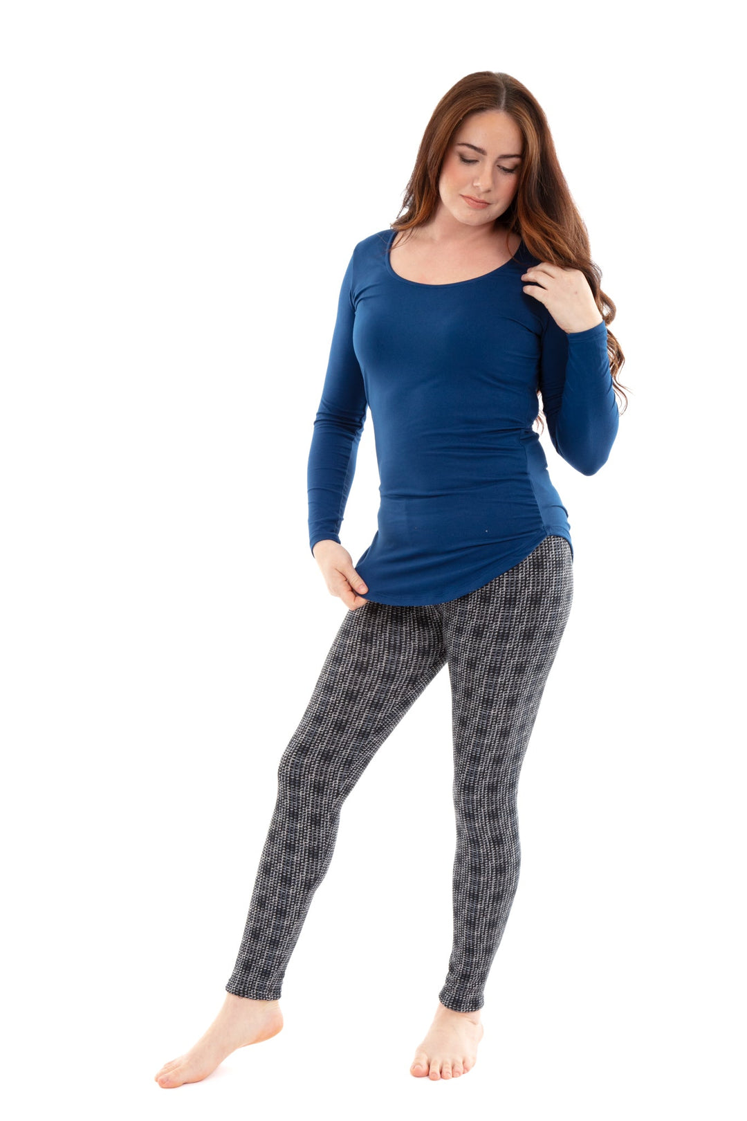 Abstract Lines - Cozy Lined Leggings
