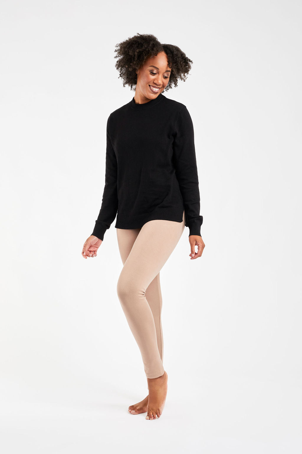 Latte - Cozy Lined Leggings