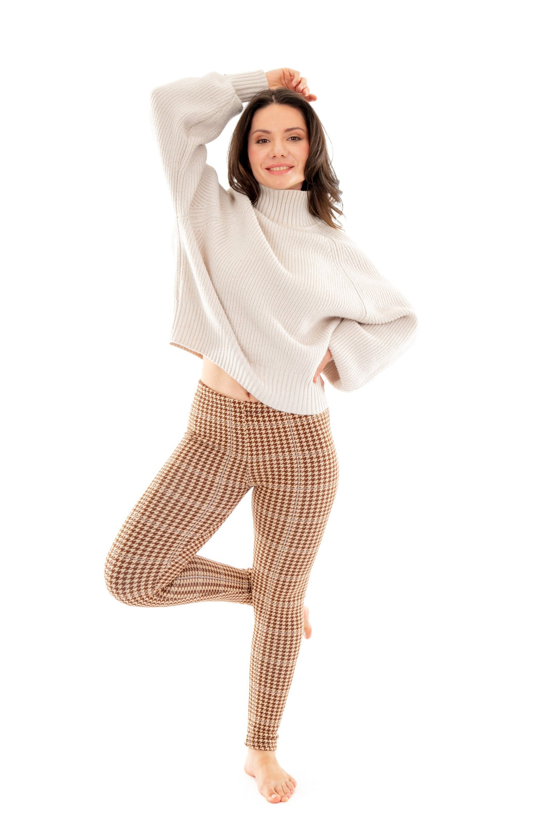 B&B Houndstooth - Cozy Lined Leggings