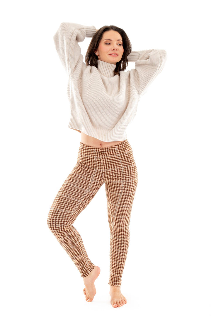 B&B Houndstooth - Cozy Lined Leggings