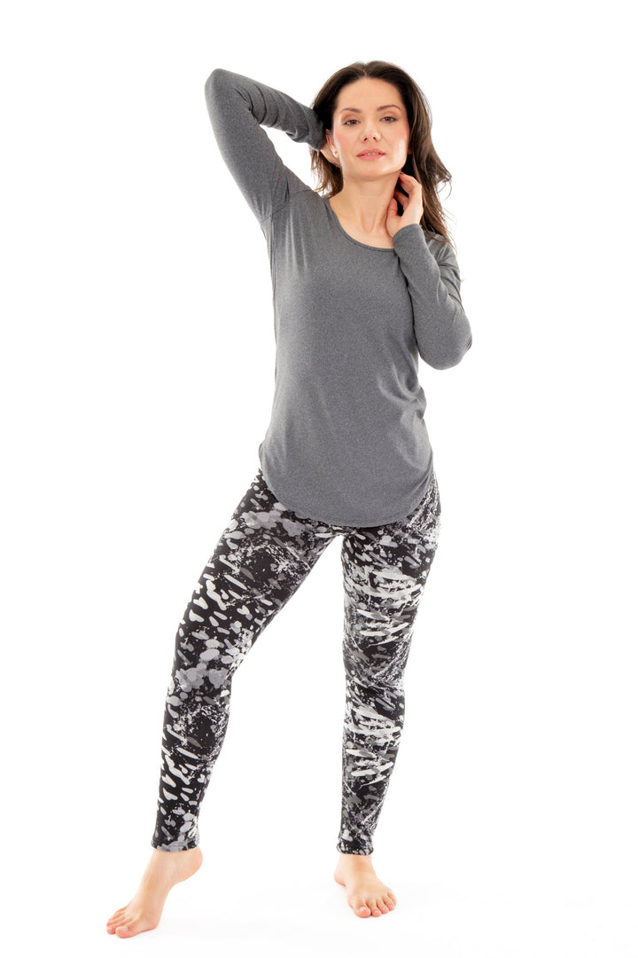 B&W Art - Cozy Lined Leggings