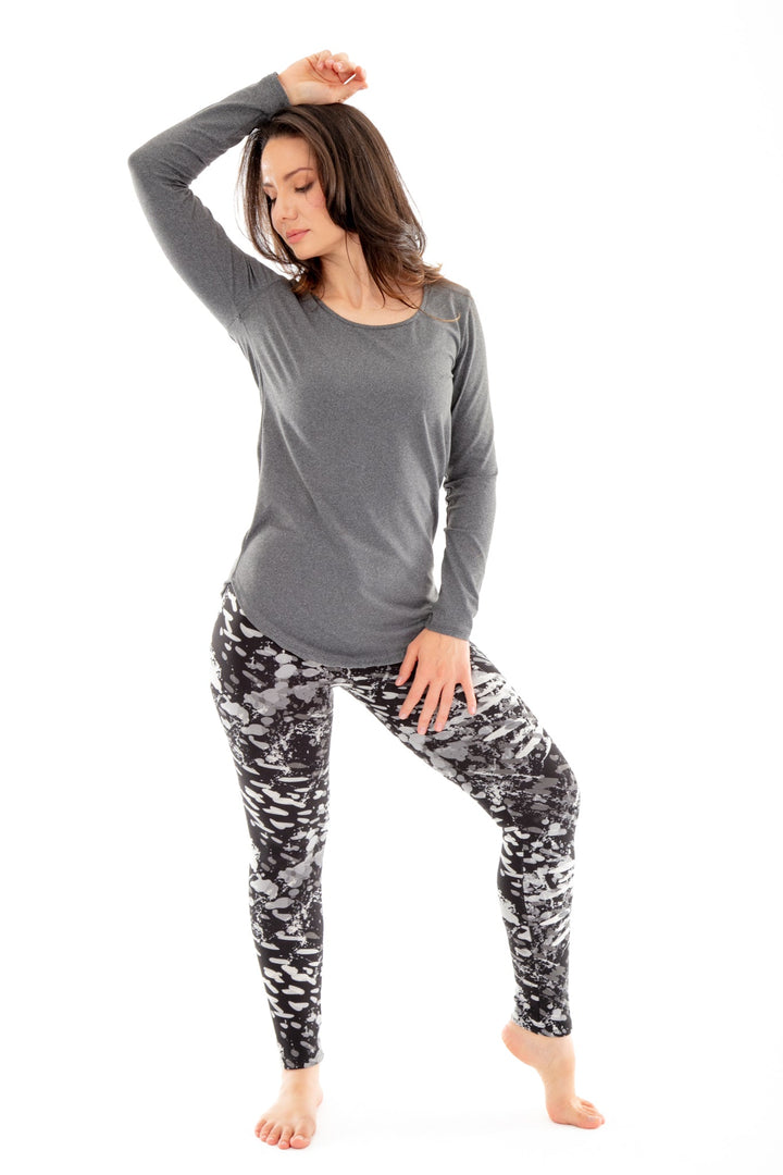 B&W Art - Cozy Lined Leggings