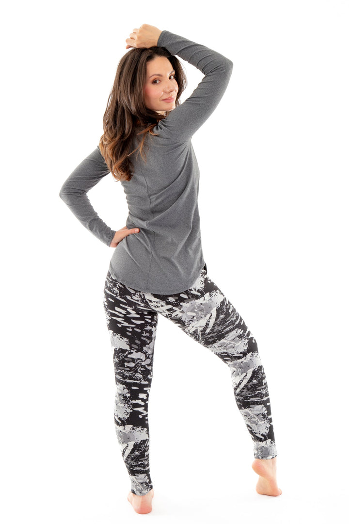 B&W Art - Cozy Lined Leggings