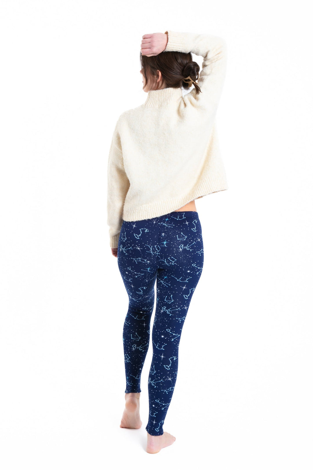 Blue Constellation - Cozy Lined Leggings