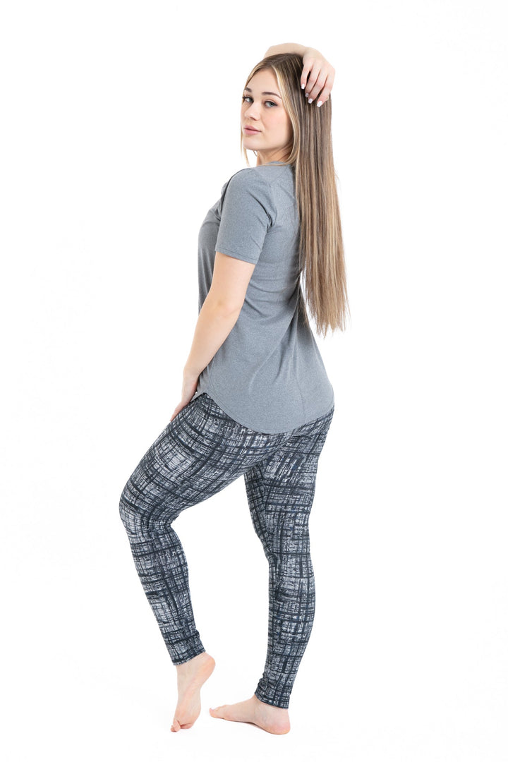 B&W Abstract - All Season Leggings