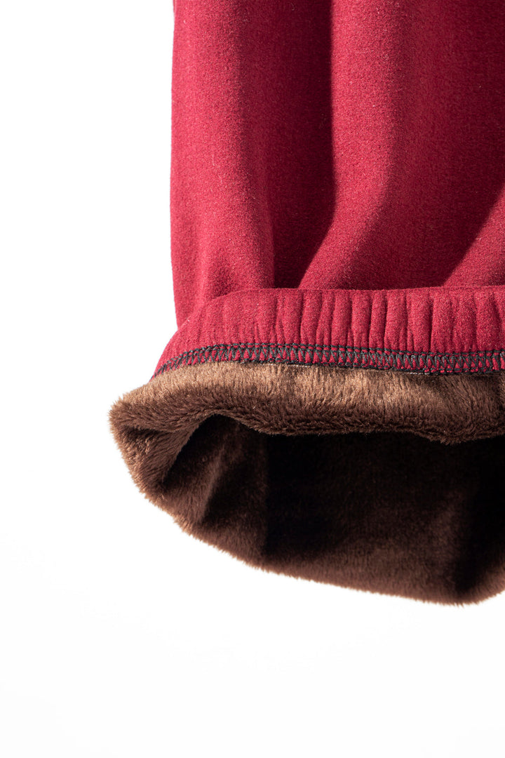 Burgundy - Cozy Lined Leggings