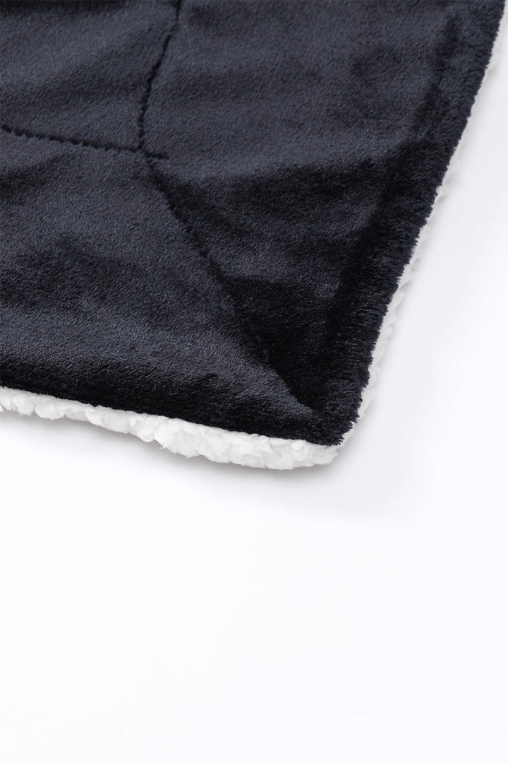 Navy - Sherpa Blanket