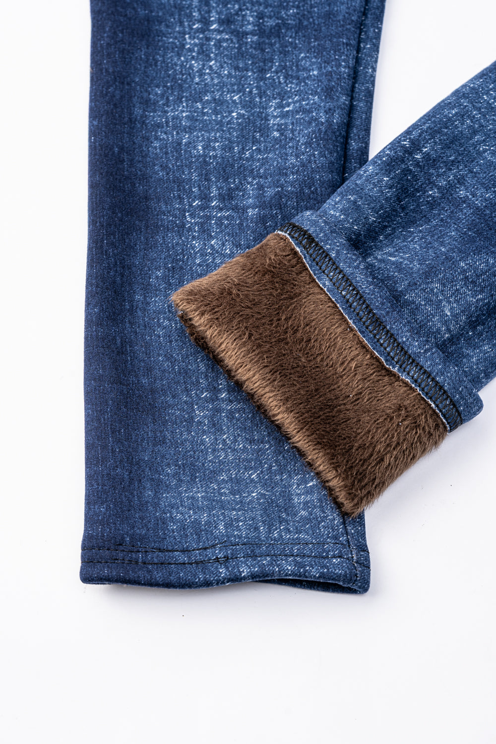 Dyed Denim - Cozy Lined Leggings