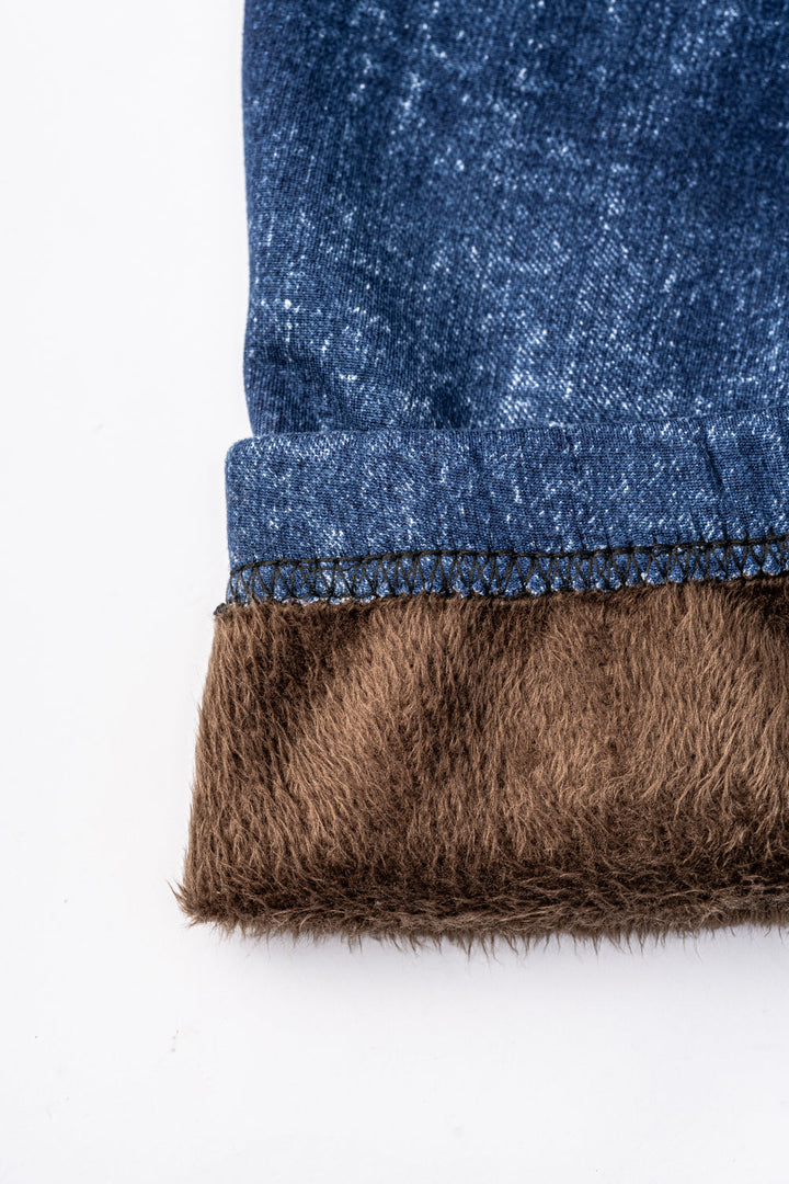 Dyed Denim - Cozy Lined Leggings