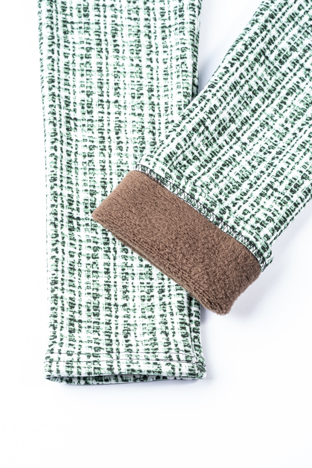 Green Design - Cozy Lined Leggings