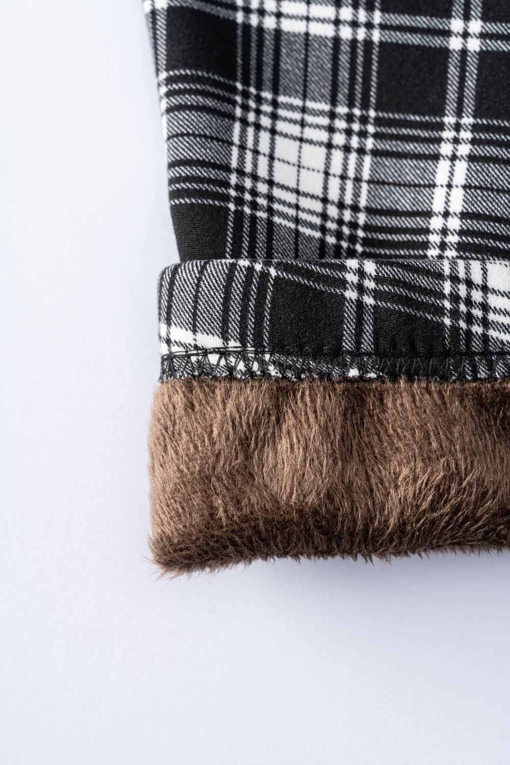 Black & White Scottish - Cozy Lined Leggings