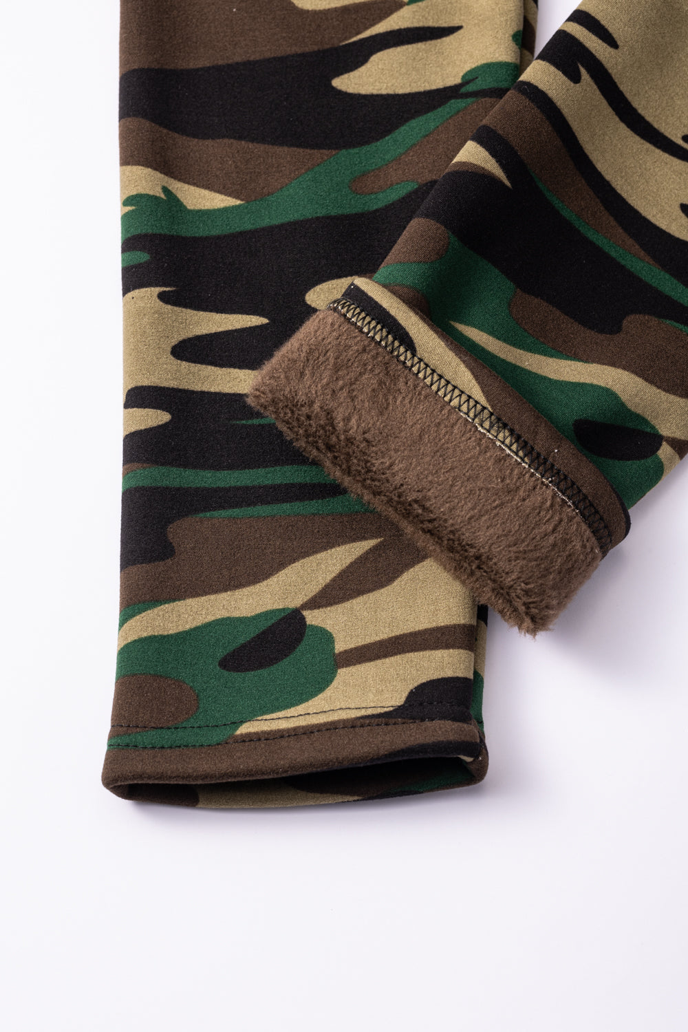 Green Camo - Cozy Lined