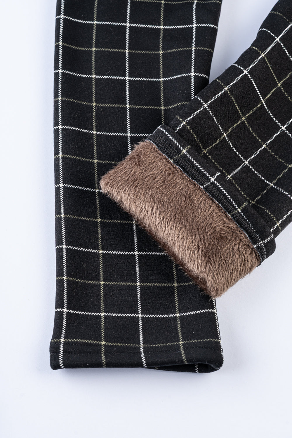 Checkered - Cozy Lined Leggings