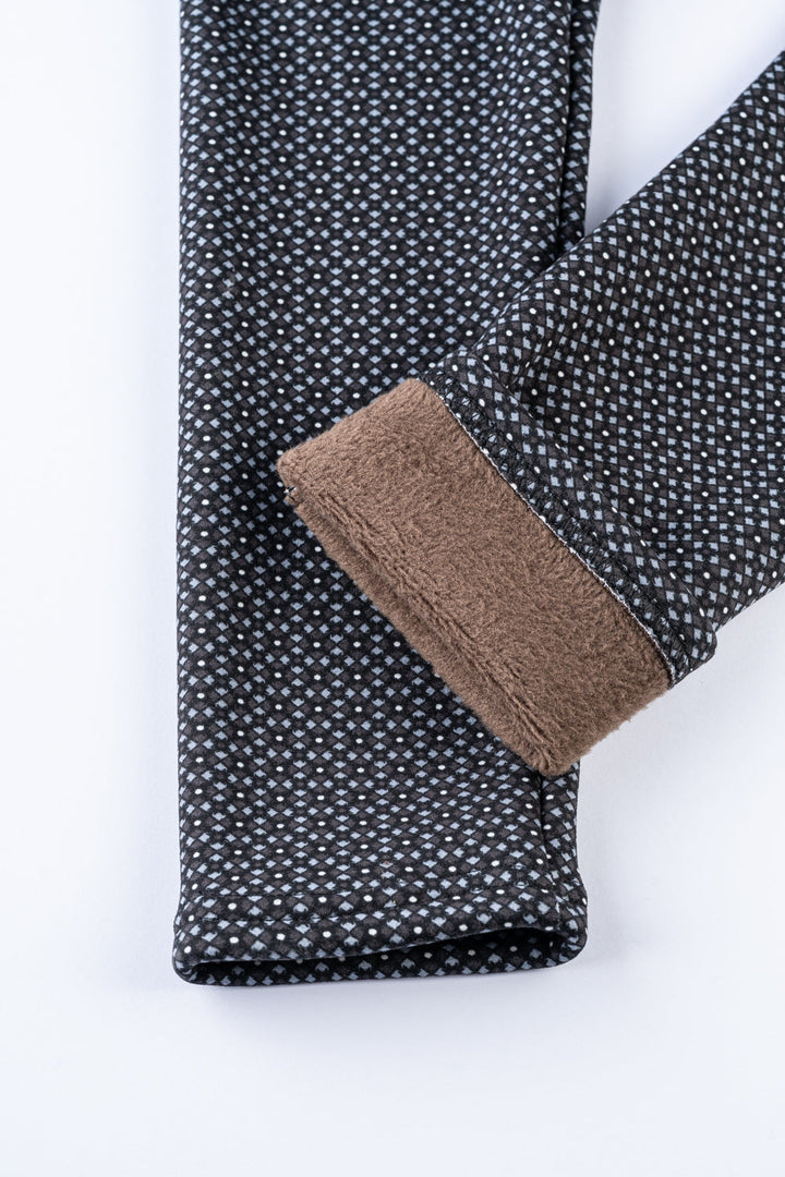 Tiny Squares - Cozy Lined Leggings