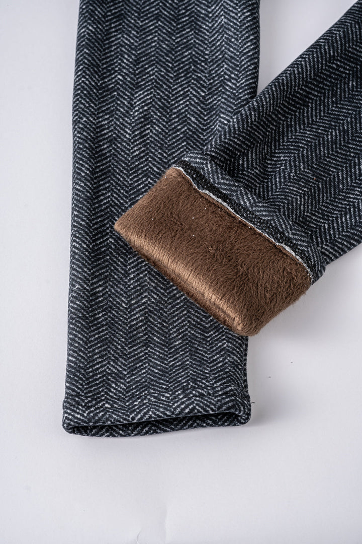 Blue Lines - Cozy Lined Leggings