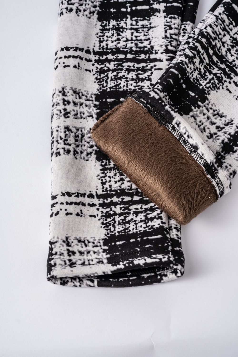 Plaid Print - Cozy Lined Leggings