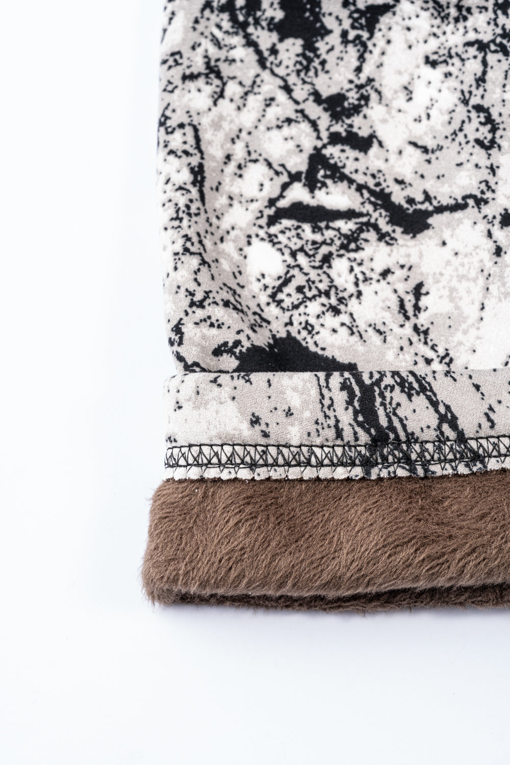 Gray Marble - Cozy Lined Leggings