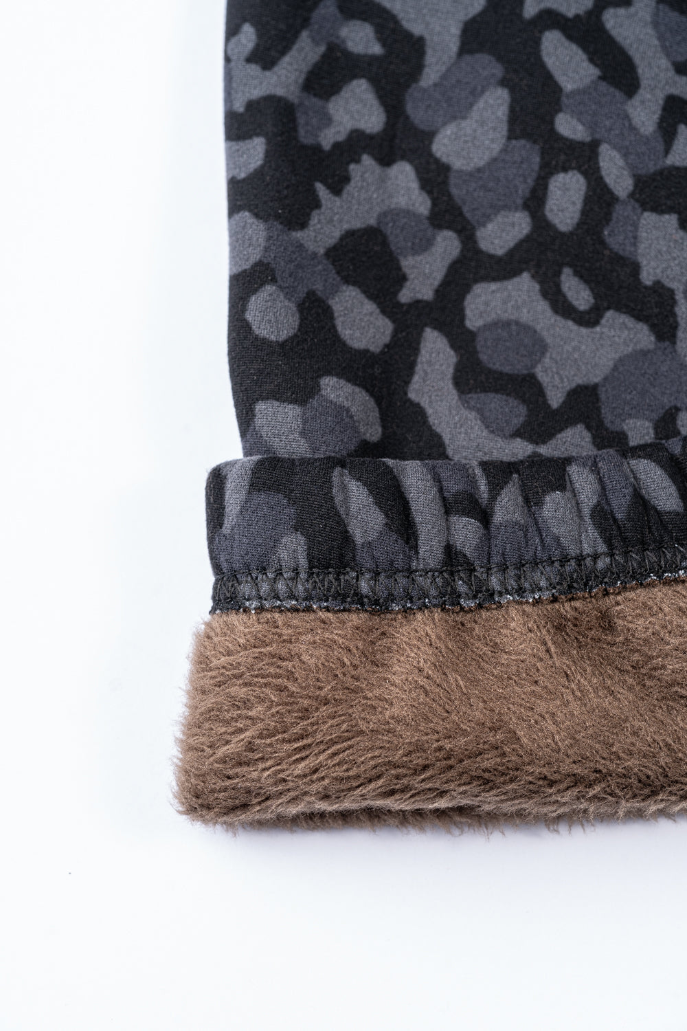 Grey Cheetah - Cozy Lined Leggings