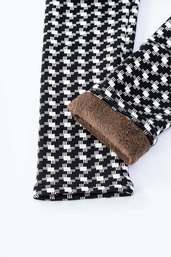 Black Xcross - Cozy Lined Leggings