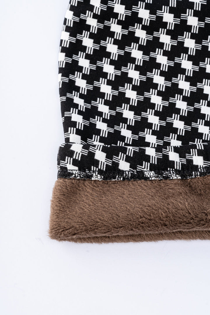 Black Xcross - Cozy Lined Leggings