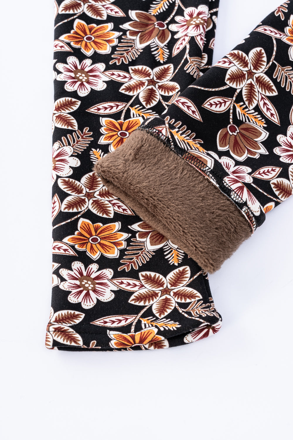 Autumn Blossom - Cozy Lined Leggings