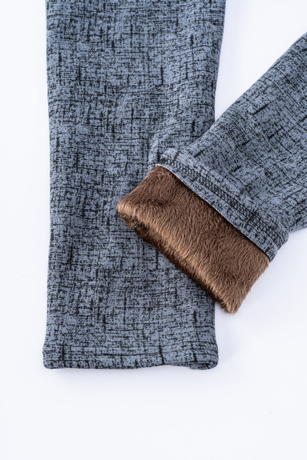 Marbled Gray - Cozy Lined Leggings