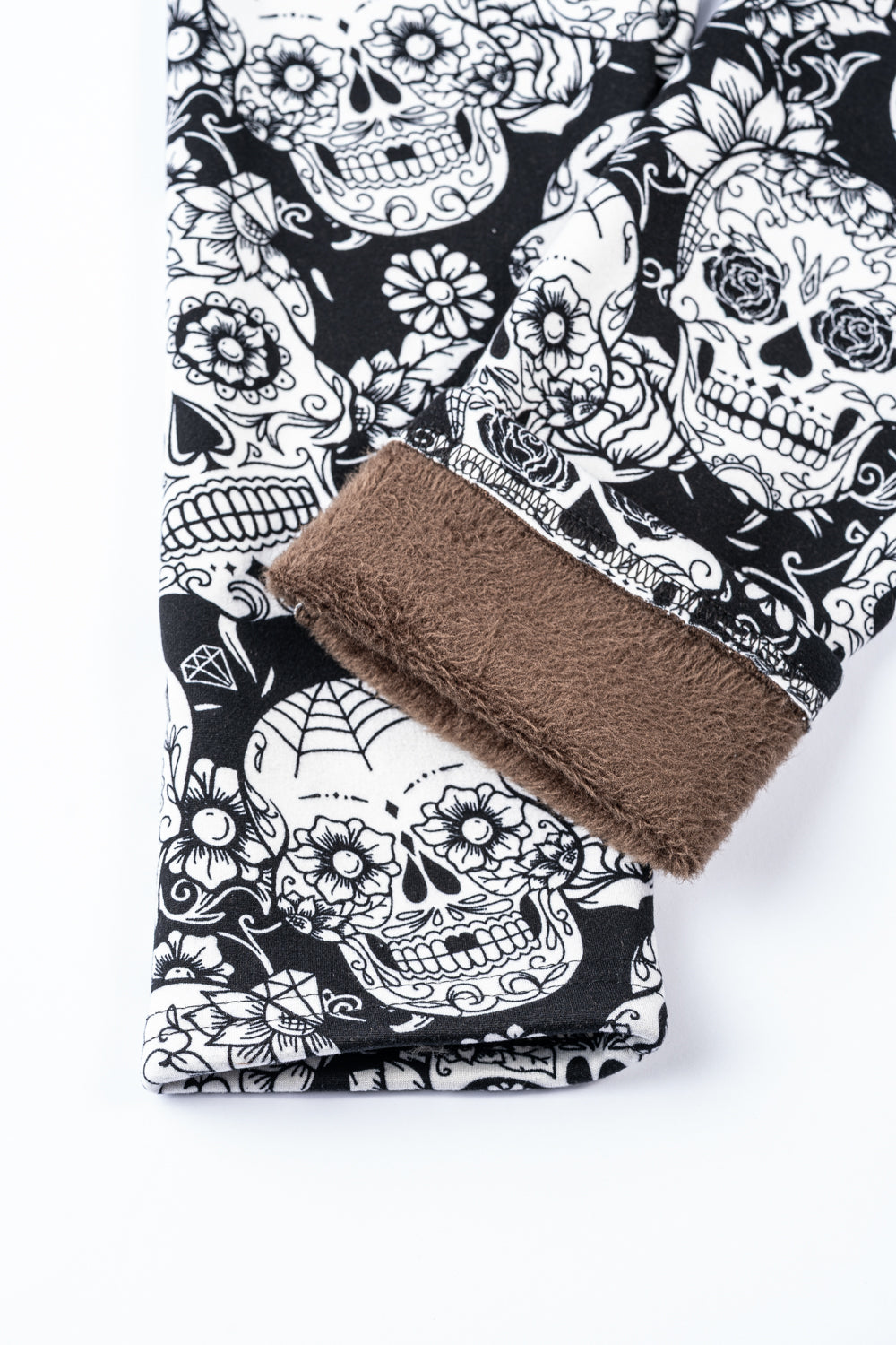 White Skull - Cozy Lined Leggings