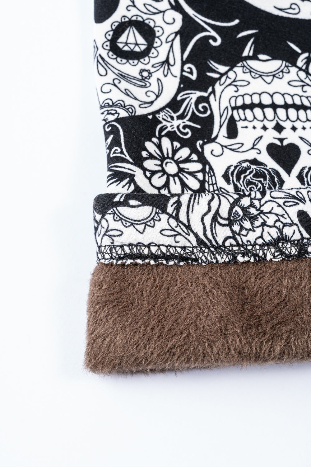 White Skull - Cozy Lined Leggings