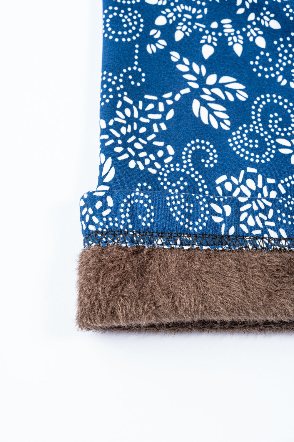 Blue & White Design - Cozy Lined Leggings