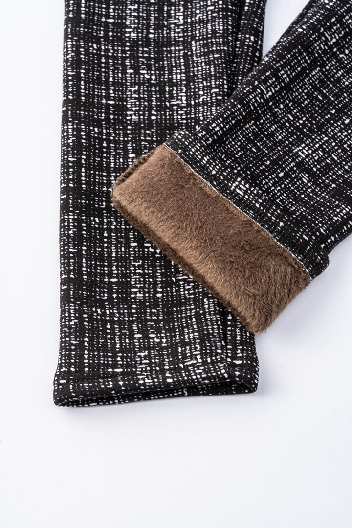 B&W Dream - Cozy Lined Leggings