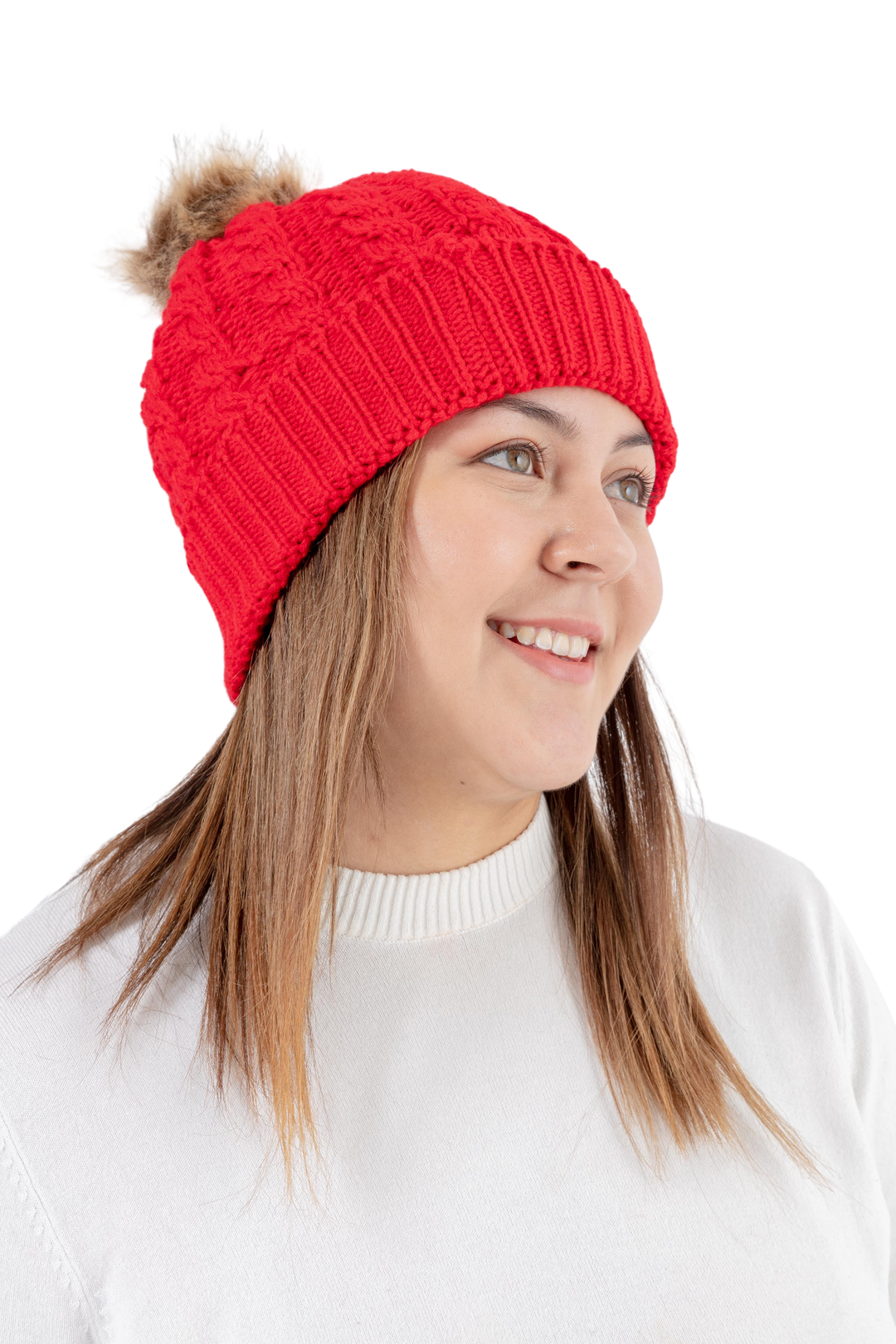 Red - Cozy Lined Hat