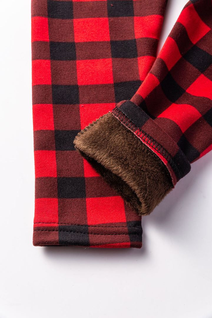 Red Plaid Kid's - Cozy Lined