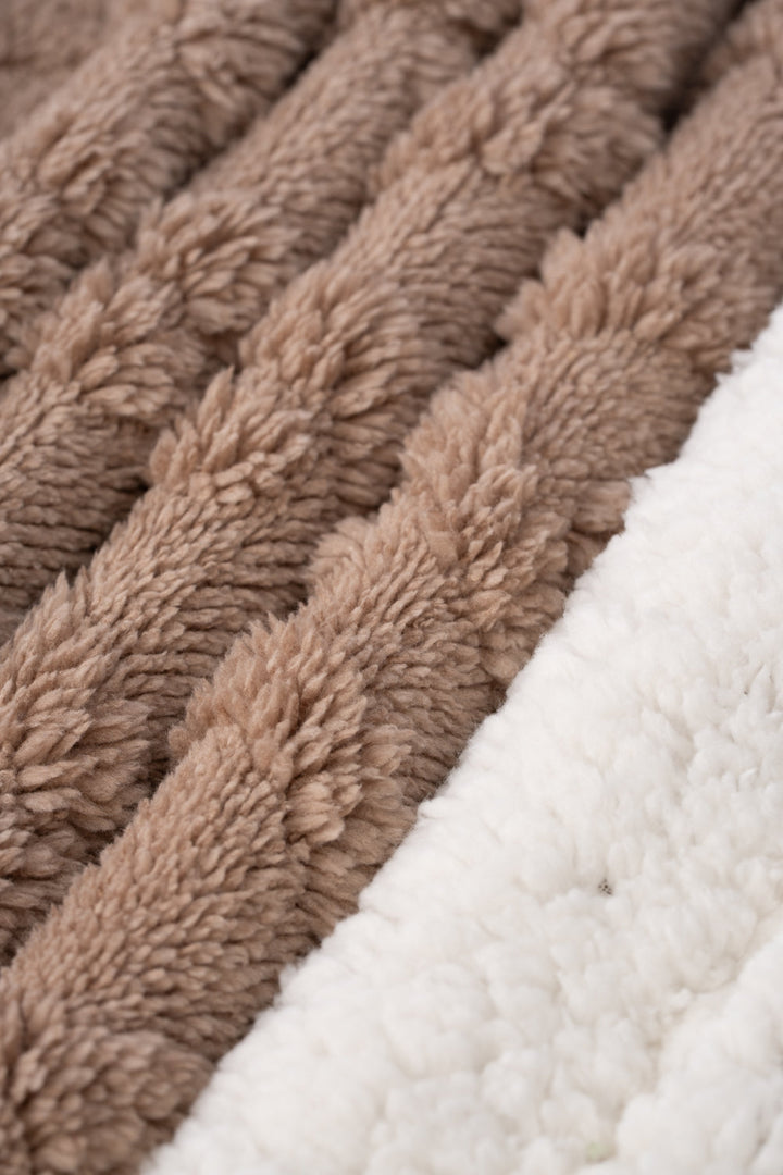 Walnut - Sherpa Blanket