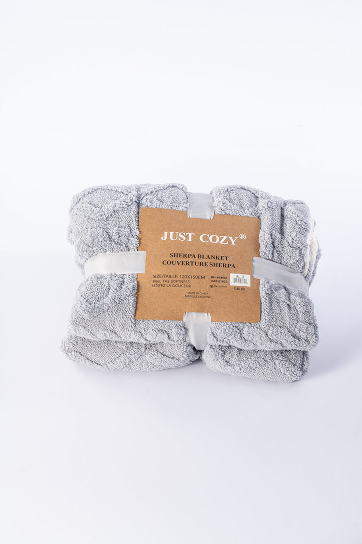 Silver - Sherpa Blanket