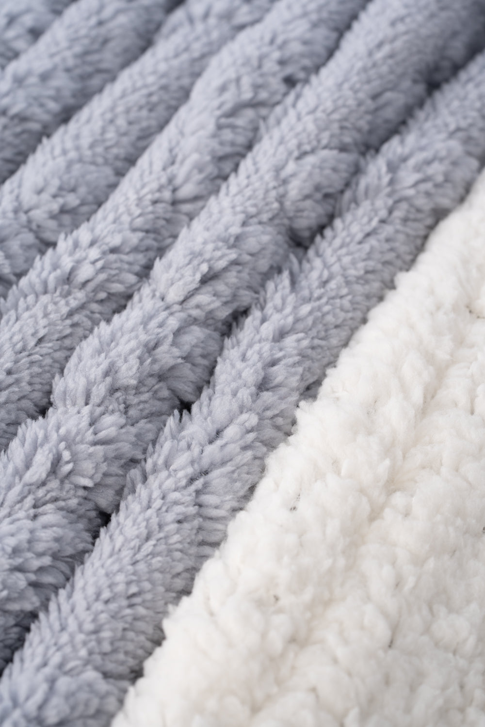 Silver - Sherpa Blanket