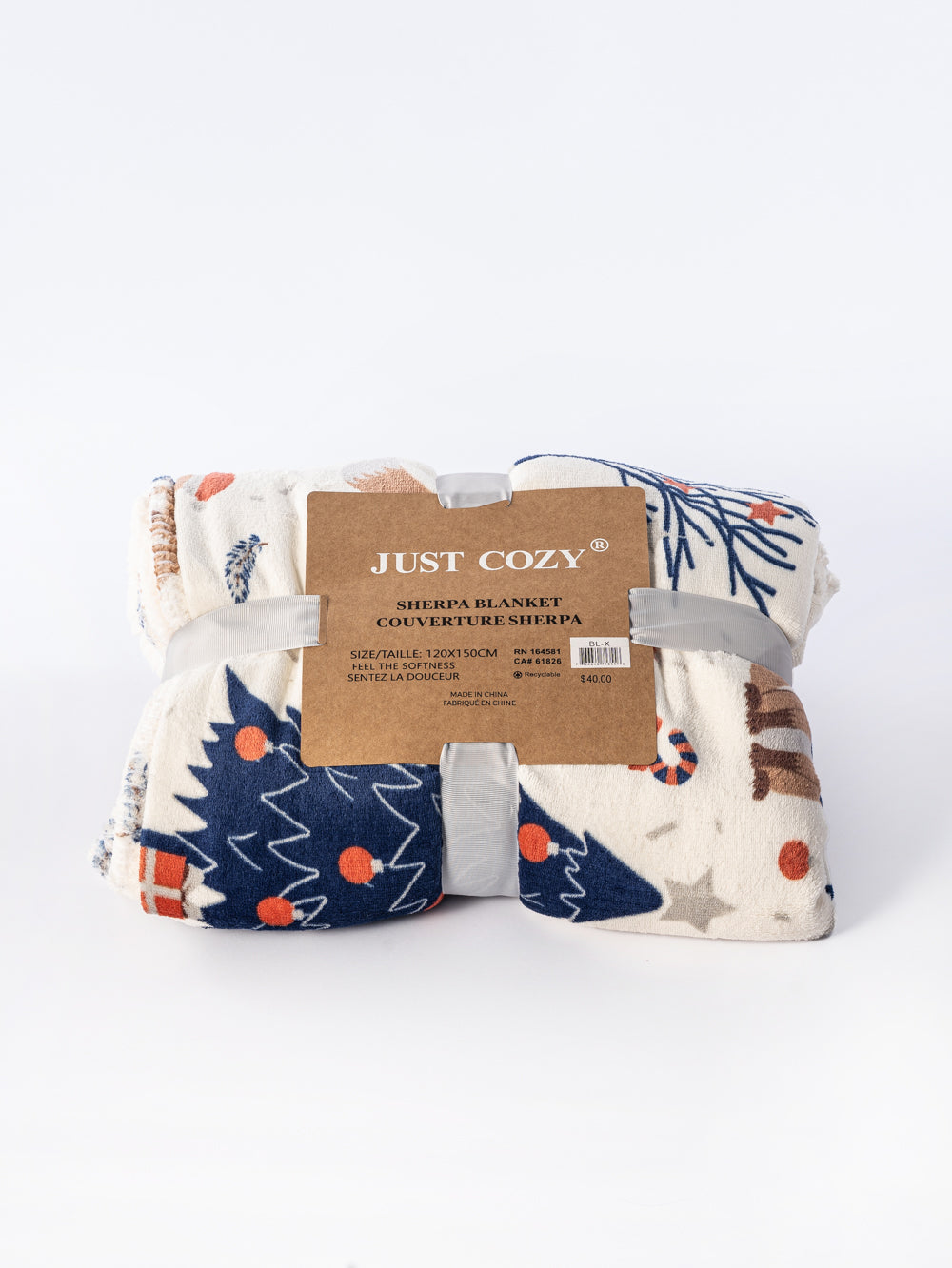 Foxy Noel - Sherpa Blanket