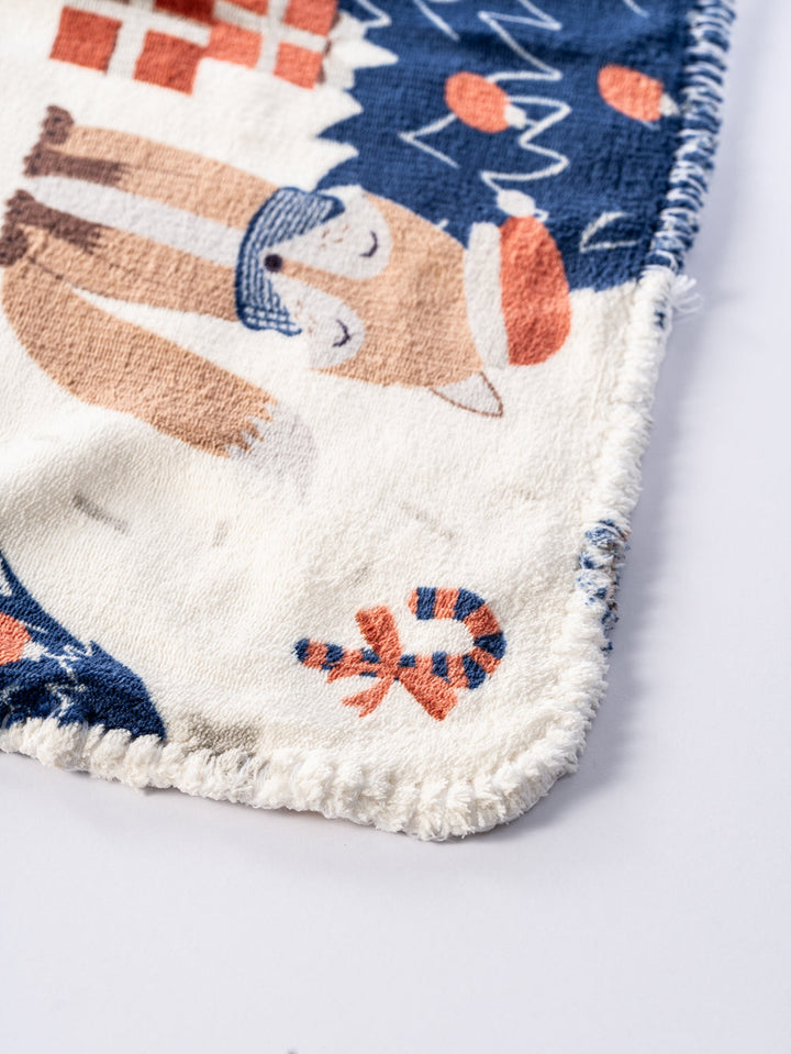 Foxy Noel - Sherpa Blanket