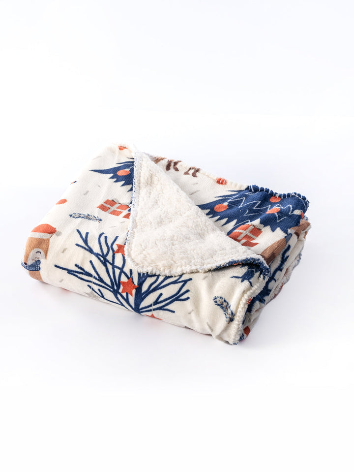 Foxy Noel - Sherpa Blanket