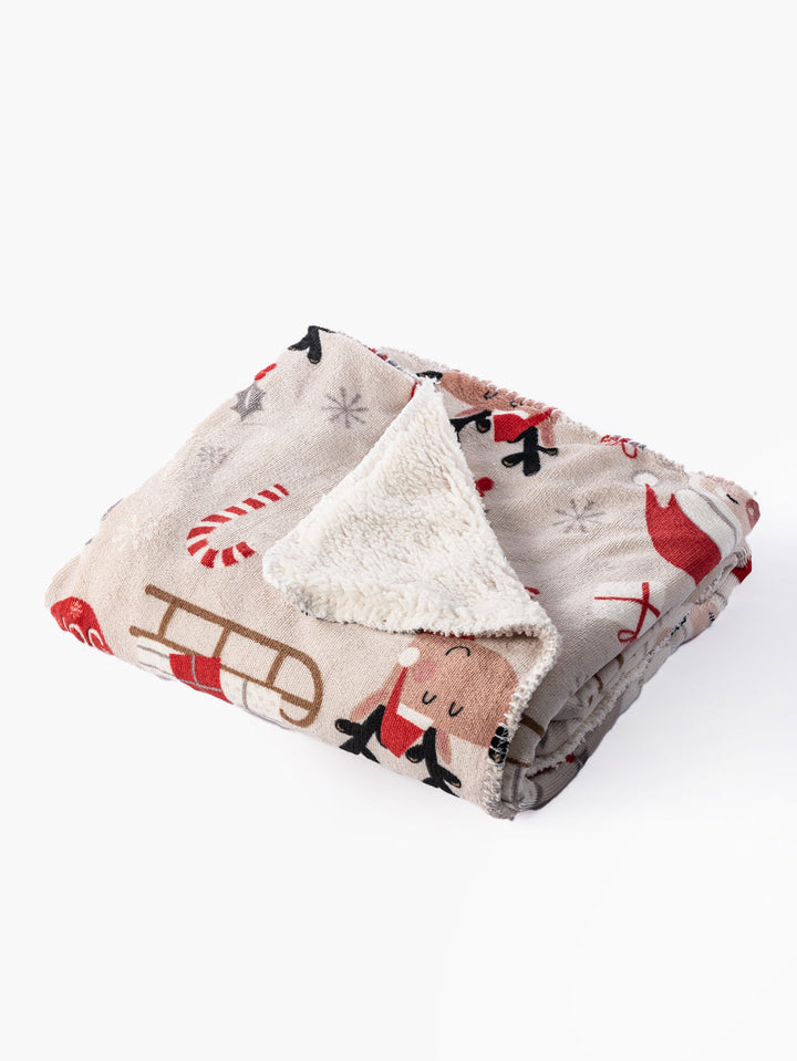 Cozy Claus - Sherpa Blanket