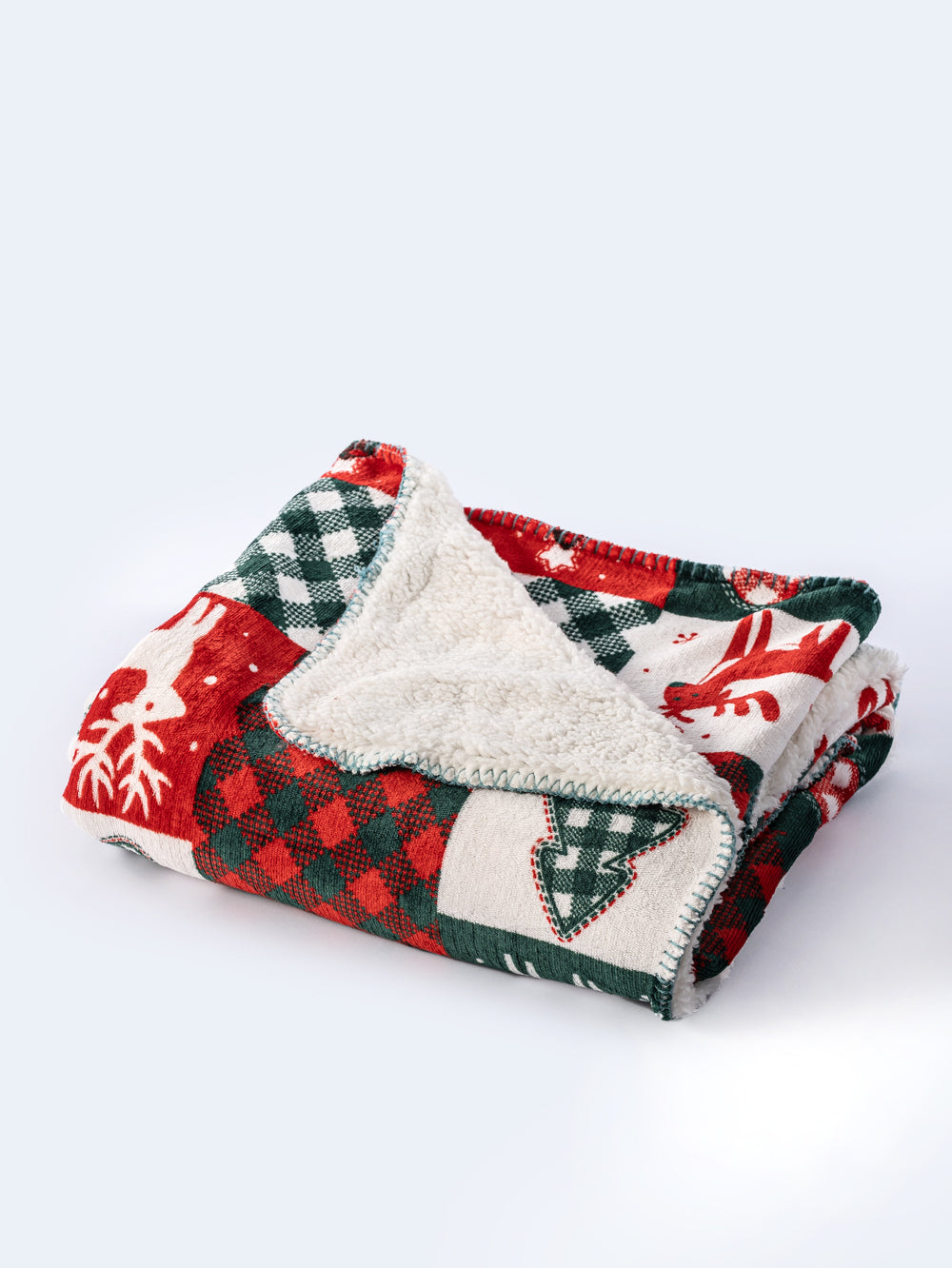Wonderland Xmas - Sherpa Blanket