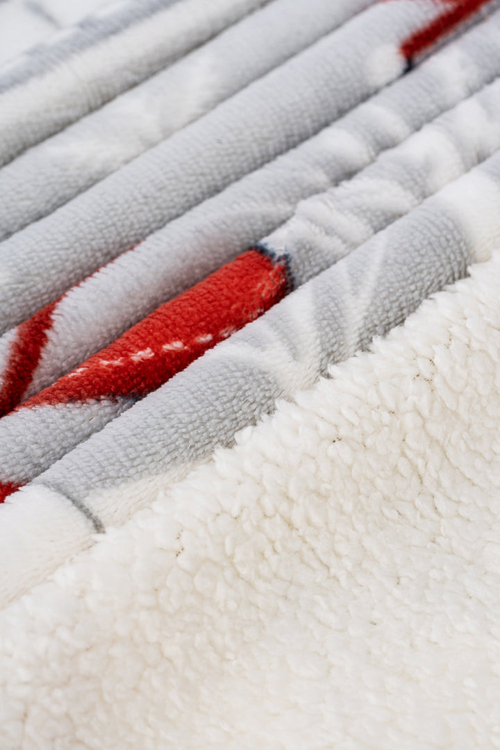 Snowy Forest - Sherpa Blanket