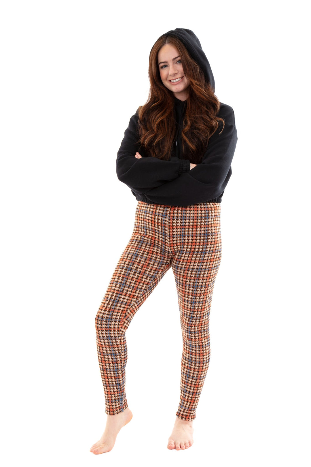 Orange Tartan - Cozy Lined