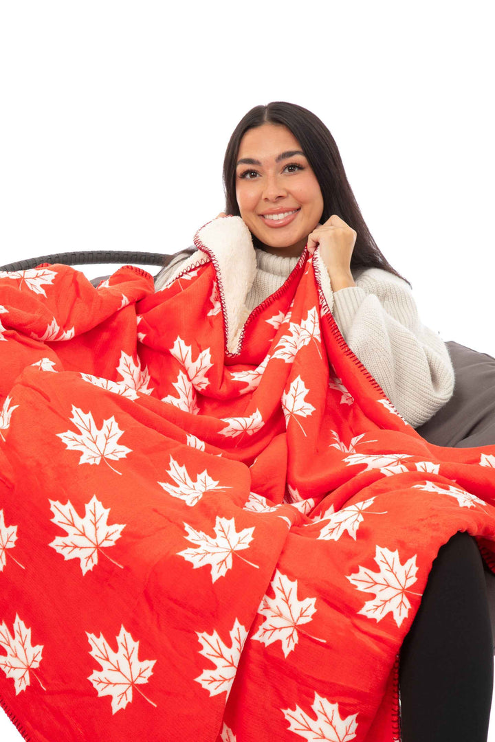 Maple Harvest - Sherpa Blanket