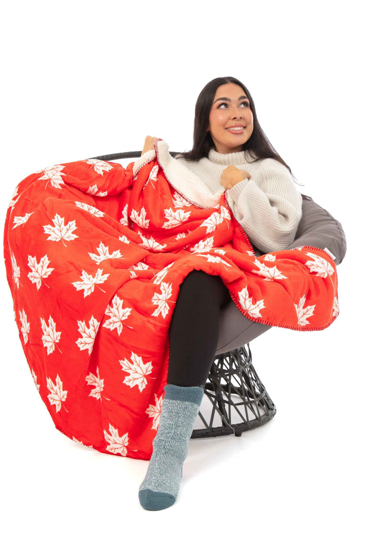 Maple Harvest - Sherpa Blanket