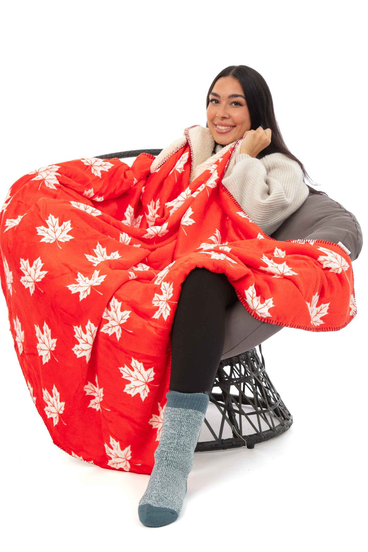 Maple Harvest - Sherpa Blanket