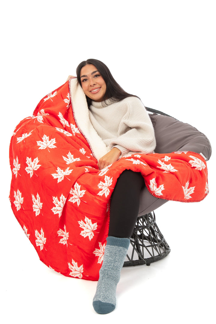 Maple Harvest - Sherpa Blanket